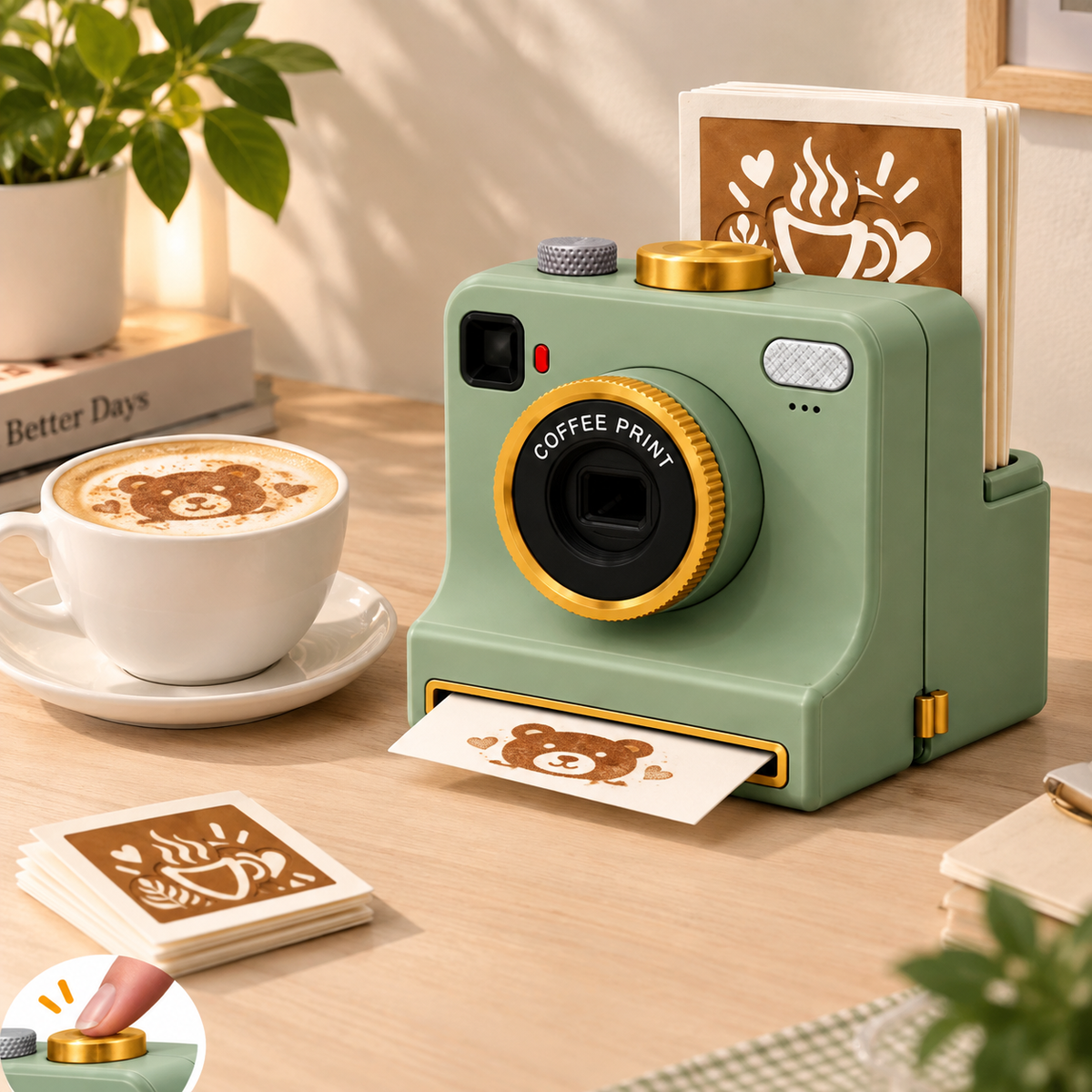 CinnaSnap Coffee Art Printer