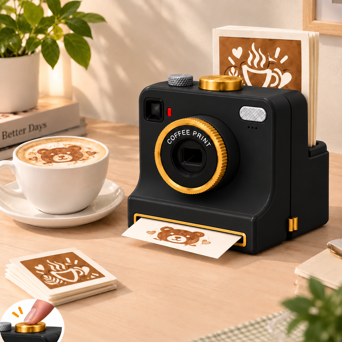 CinnaSnap Coffee Art Printer